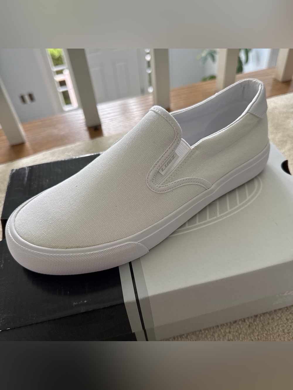 Lugz Women's Slip-On Canvas Sneaker in White